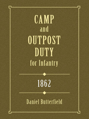 cover image of Camp & Outpost Duty for Infantry